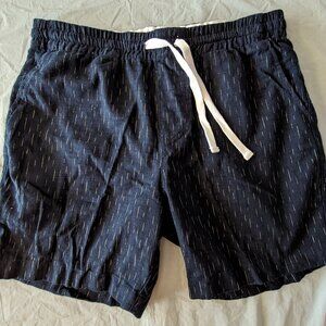 Gustin Drawstring Men's Cotton Chino Short #10 - Indigo Rain Sz. Large